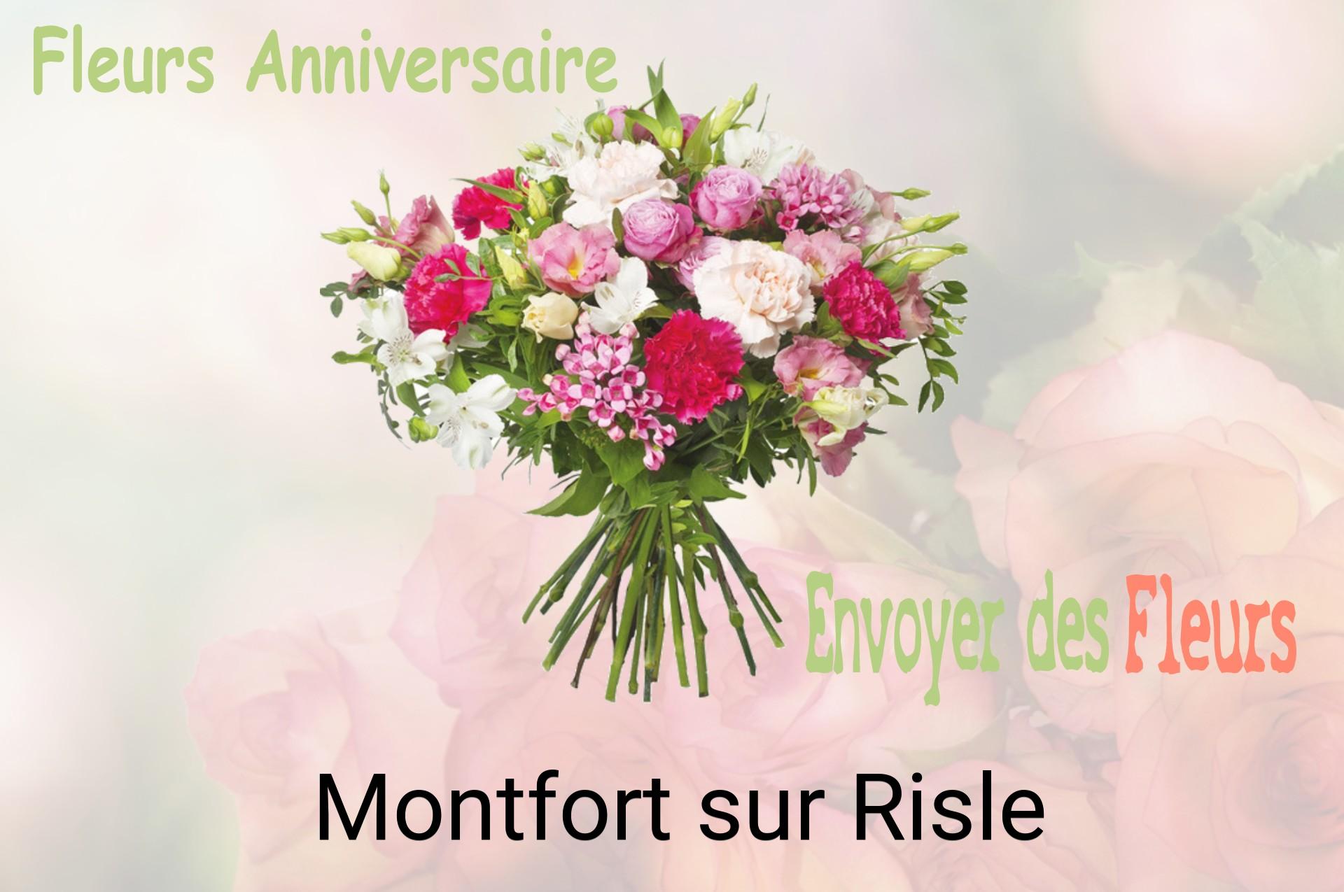 Bouquet de fleurs d’anniversaire livré à Montfort-sur-Risle