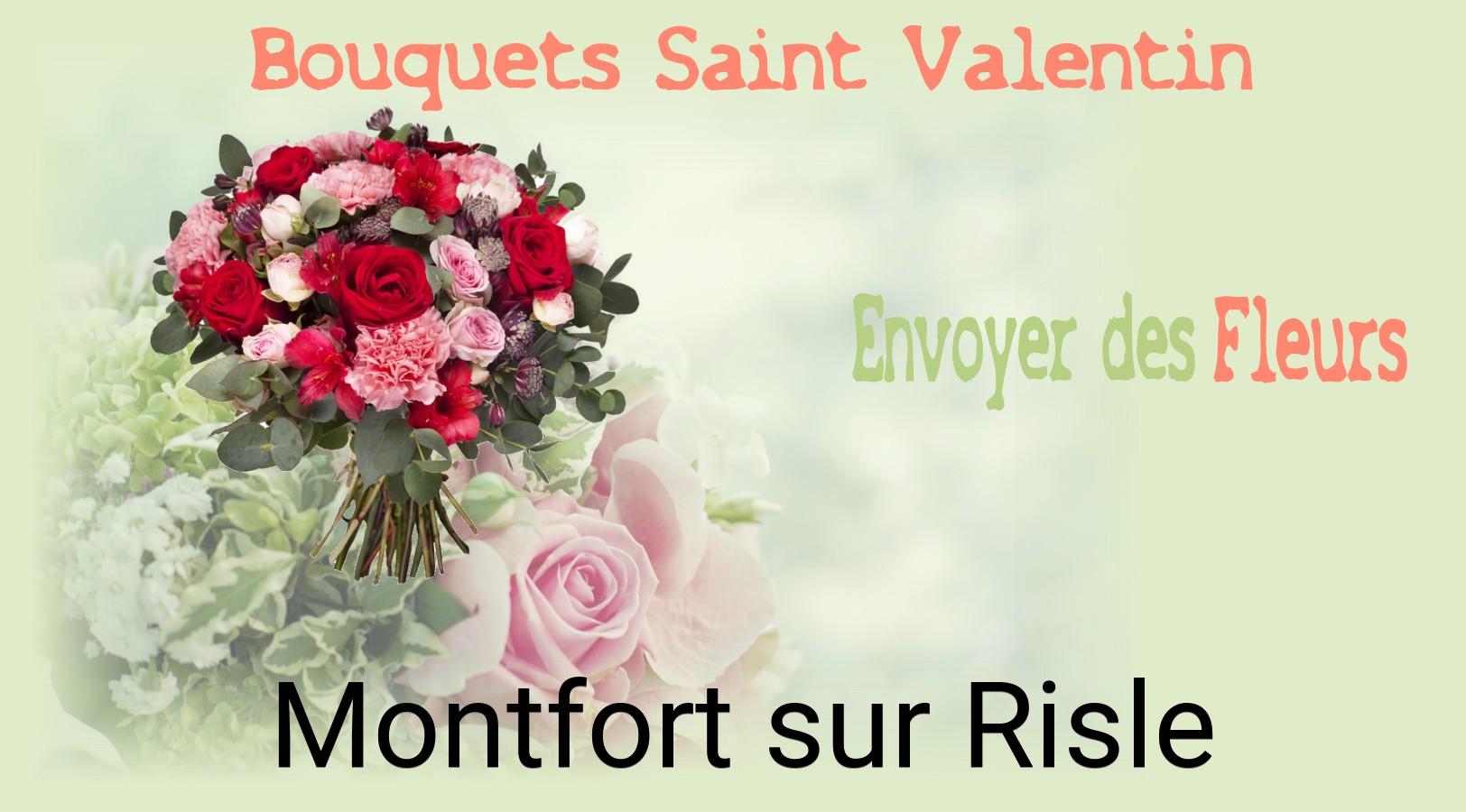 Roses de Saint-Valentin livrées à Montfort-sur-Risle